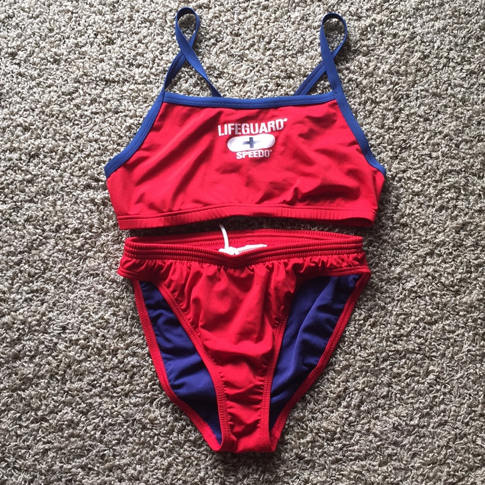 Speedo 2 piece Lifeguard Suit